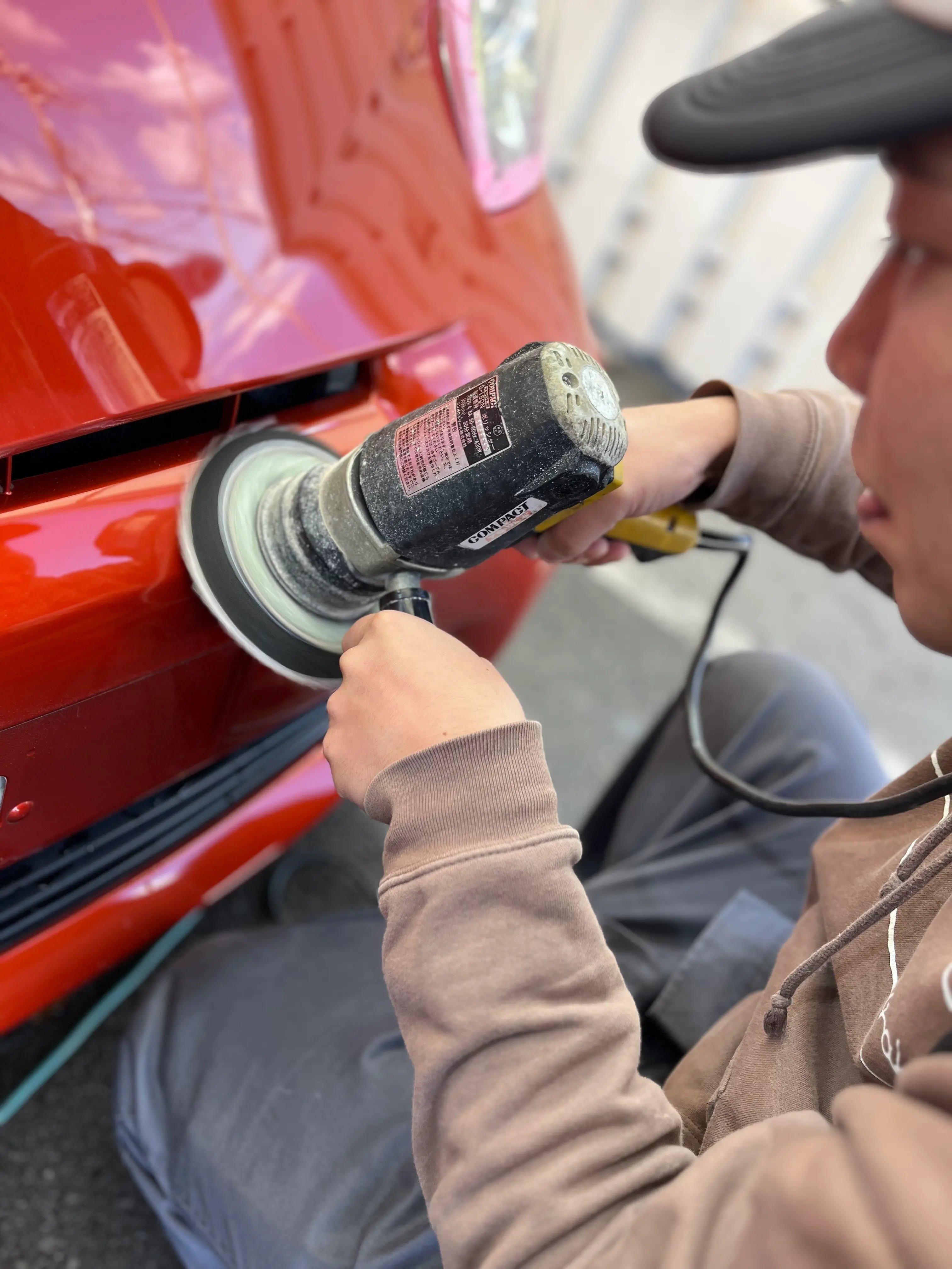 ディテイリングの作業風景2